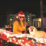 Scenes from recent events, including the South Padre Island Christmas Parade and Santa Mobile festivities are pictured here, including the Port Isabel Lighthouse illuminated in blue and decorated with holiday lighting. (Staff photos)